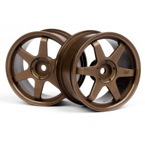 TE37 WHEEL 26mm BRONZE (0mm OFFSET) 0mm OffSet/Fit 26mm Widt HPI