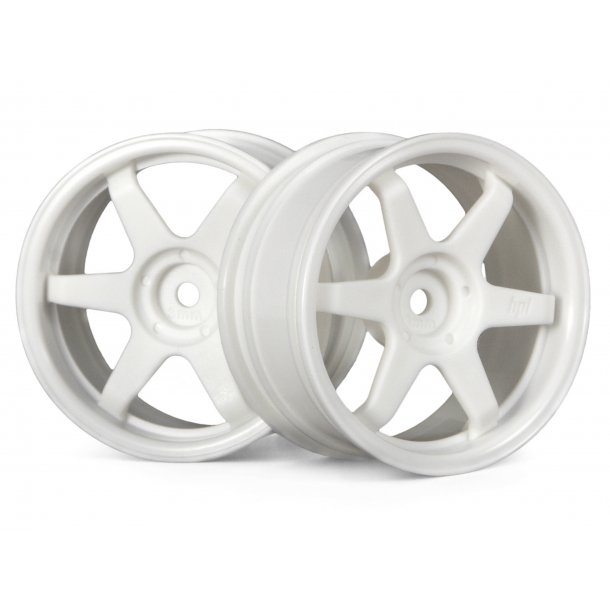 TE37 WHEEL 26MM WHITE(3MM OFFSET) 3MM OFFSET/FIT 26MM WIDTH HPI