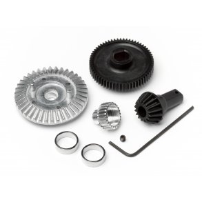 GEAR SET 25/62T 48PITCH (BEVEL 15/38T) SWITCH HPI