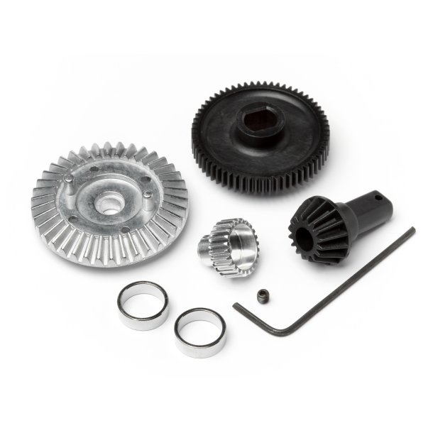 GEAR SET 25/62T 48PITCH (BEVEL 15/38T) SWITCH HPI