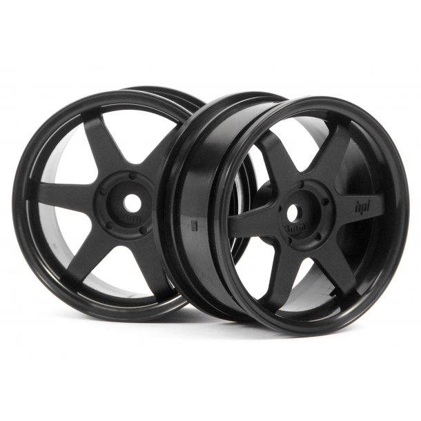 TE37 WHEEL 26MM BLACK (3MM OFFSET) 3MM OFFSET/FIT 26MM WIDTH HPI