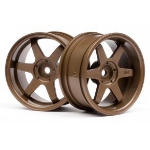 TE37 WHEEL 26mm BRONZE (6mm OFFSET) 6mm OffSet/Fit 26mm Widt HPI