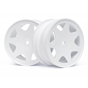 ULTRA 7 WHEELS WHITE 30mm (2pcs) ULTRA 7 WHEELS WHITE 30mm ( HPI