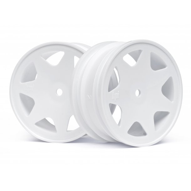 ULTRA 7 WHEELS WHITE 30mm (2pcs) ULTRA 7 WHEELS WHITE 30mm ( HPI