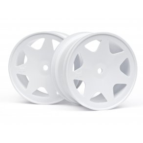 ULTRA 7 WHEELS WHITE 35mm (2pcs) ULTRA 7 WHEELS WHITE 35mm ( HPI