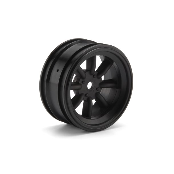 MX60 8 SPOKE WHEEL BLACK (3mm OFFSET/2pcs) CUP RACER 1M/3mm HPI