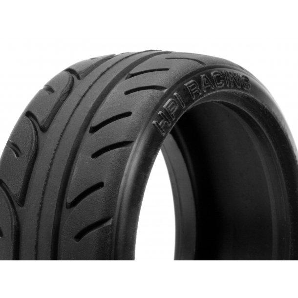 SUPER DRIFT TIRE 26mm RADIAL (TYPE A/2pcs) For 1/10th on-roa HPI