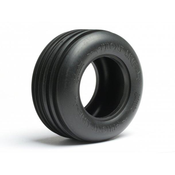 FRONT LINE TIRE 2.2 in D COMPOUND (2.2in/102x53mm/2pcs) FIRE HPI