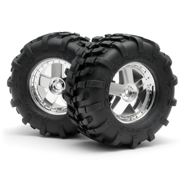 MOUNTED GT TYRE S COMPOUND ON GT5 WHEEL GLUED/INCLUDES MOLDE HPI