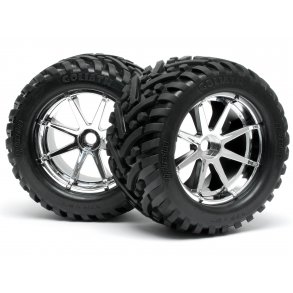 MOUNTED GOLIATH TYRE 178X97MM  ON BLAST SAVAGE/INCLUDES 17MM HPI