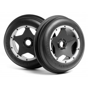 MOUNTED SAND BUSTER RIB TIRE M COMPOUND Baja 5B/Front/170x60 HPI