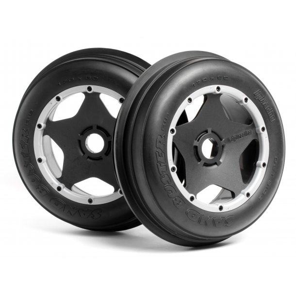 MOUNTED SAND BUSTER RIB TIRE M COMPOUND Baja 5B/Front/170x60 HPI