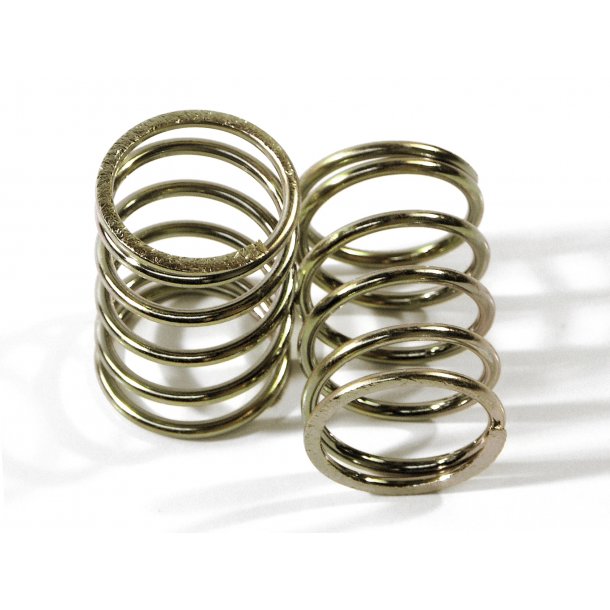 RACING SHOCK SPRING 14X25X1.5MM 6 COILS (GOLD/2PCS) 340gf/mm HPI