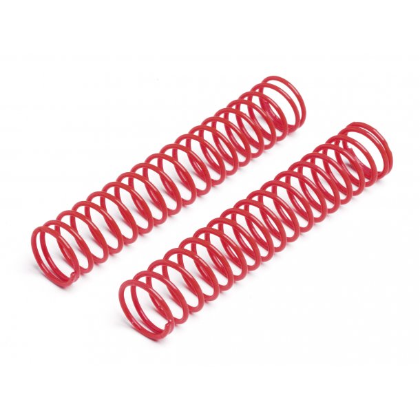 Shock Spring 13.5x80x1.1 18coils (Red/2pcs) Wheely King HPI