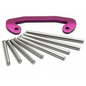 HPI 72228 STAINLESS STEEL SUSPENSION SHAFT SET W/REAR BRACE (NITRO 3) HPI