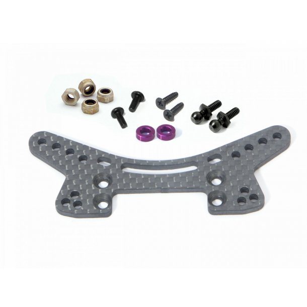 FRONT SHOCK TOWER (WOVEN GRAPHITE) SPRINT 2/LIGHT WEIGHT AND HPI