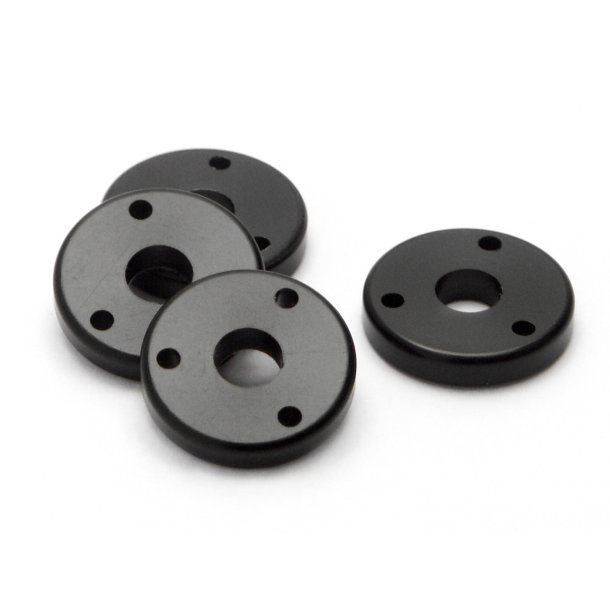 MACHINED SHOCK PISTON ( 1.1MM 3 HOLES/4PCS) HIGH ACCURACY MA HPI