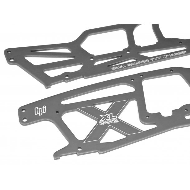 MAIN CHASSIS SET (SAVAGE XL/GRAY) SAVAGE XL HPI
