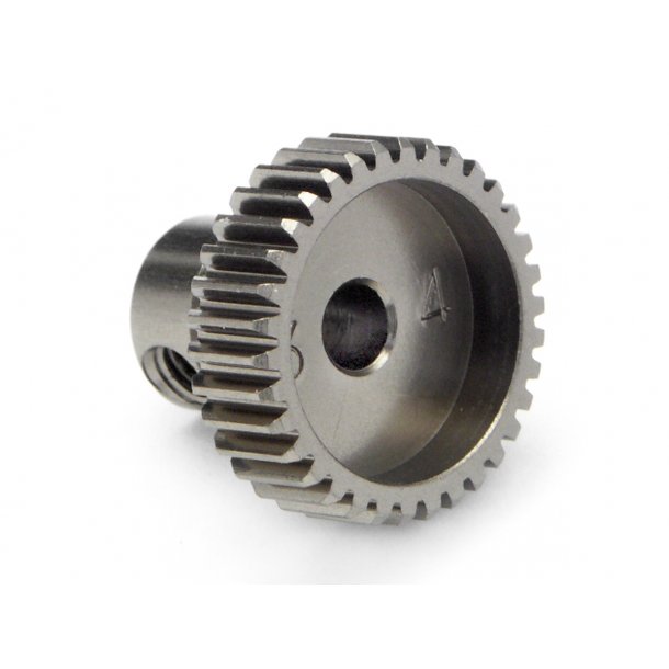 PINION GEAR 34 TOOTH ALUMINUM (64 PITCH/0.4M) HPI