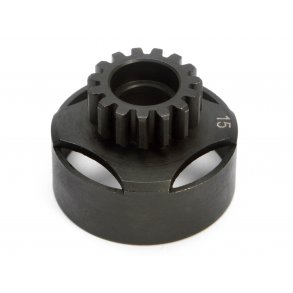 RACING CLUTCH BELL 15 TOOTH (1M) SAVAGE/DURABLE, LIGHTWEIGHT HPI