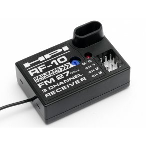 HPI RF-10 RECEIVER (FM 27MHZ/3CH) CRYSTALS NOT INCLUDED(COMP HPI