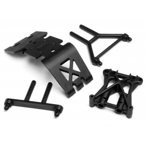 SKID PLATE/SHOCK TOWER SET E-SAVAGE HPI