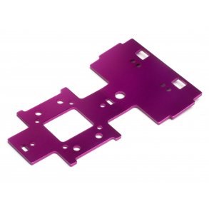 GEAR BOX UNDER PLATE 2.5mm (PURPLE) E-SAVAGE HPI
