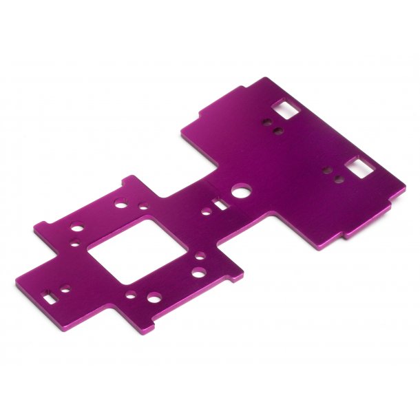 GEAR BOX UNDER PLATE 2.5mm (PURPLE) E-SAVAGE HPI