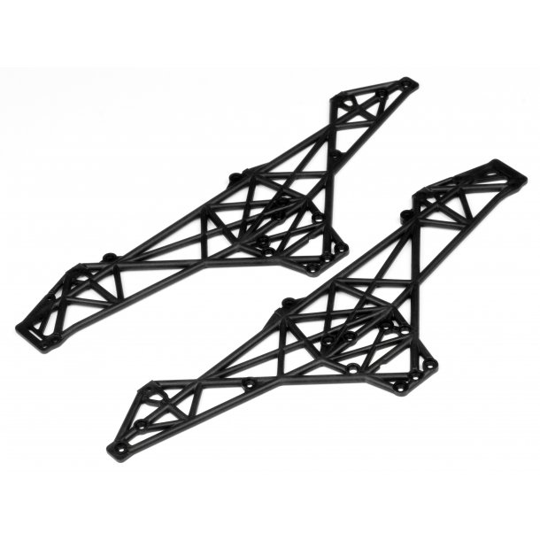 MAIN CHASSIS SET (BLACK) Wheely King HPI