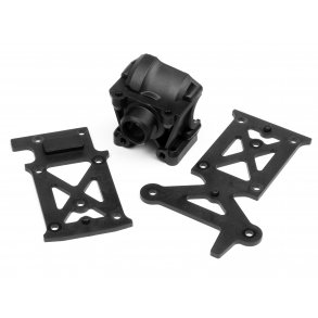 GEAR BOX B/CHASSIS SPACER SET CUP RACER 1M/For Inboard Front HPI