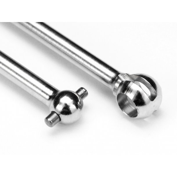 DRIVE SHAFT 6X40MM (SILVER/2PCS) SPARE PARTS FOR 86198 UNIVE HPI