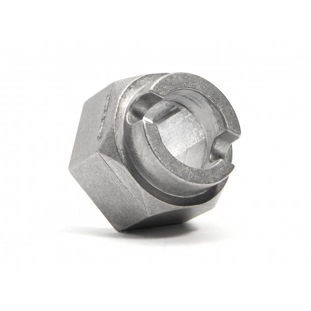 BRAKE HUB (ALLOY CAST/SILVER) SAVAGE/HEAVY-DUTY/REPLACES 850 HPI