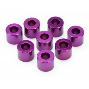 SPACER 4X8X6.5MM(PURPLE/8PCS) SPARE PART FOR 87245 SAVAGE SU HPI