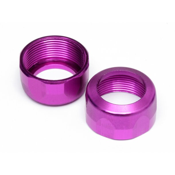 SHOCK CAP 20X12MM (PURPLE/2PCS) BAJA 5B HPI