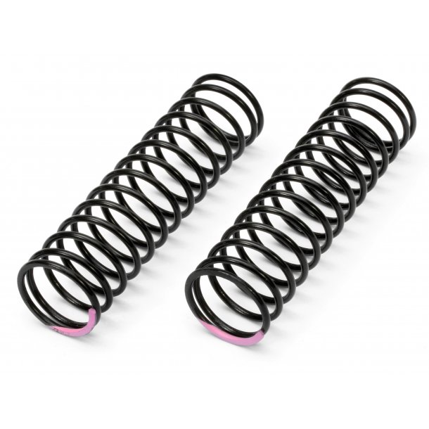 SHOCK SPRING 18X80X1.8MM 14.5 COILS (PINK 134gF/mm) HELLFIRE HPI