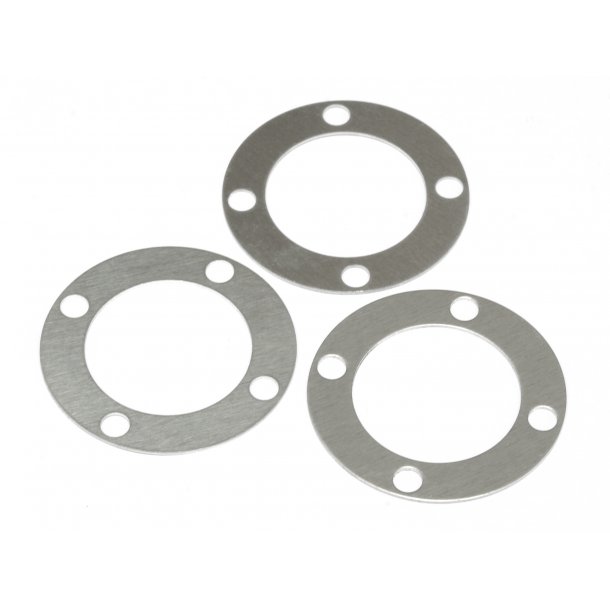 DIFF CASE WASHER 0.7MM (ALUMINIUM/3PCS) HELLFIRE HPI
