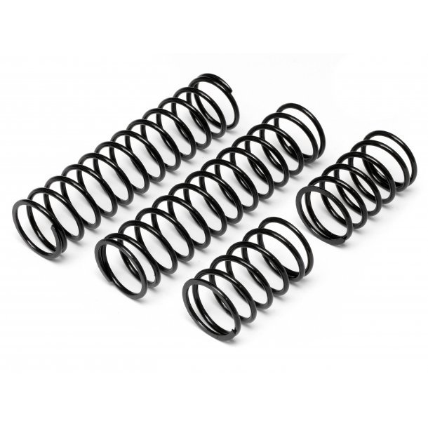 SHOCK SPRING 23X155X2.4MM 17.5 COILS (BLACK/2PCS) BAJA 5B HPI