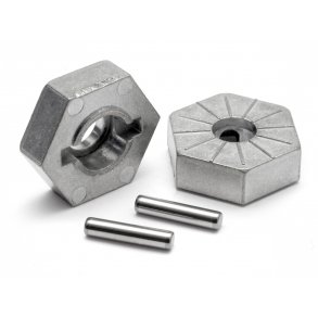 HEX WHEEL HUB 17MM (SILVER) SAVAGE X HPI