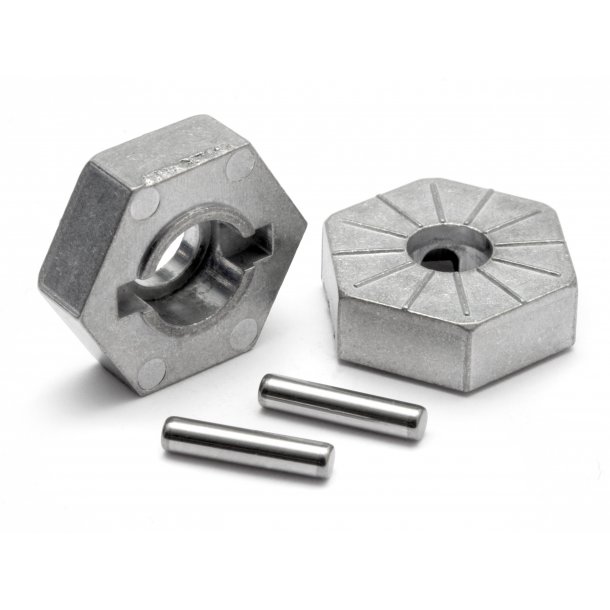 HEX WHEEL HUB 17MM (SILVER) SAVAGE X HPI