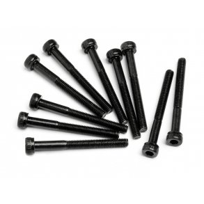 CAP HEAD SCREW M3x30 (10pcs) 2.5mm Hex Socket HPI