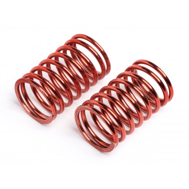 SHOCK SPRING 13.8x27x1.5mm 8.5COILS (METALLIC RED) Nitro RS4 HPI