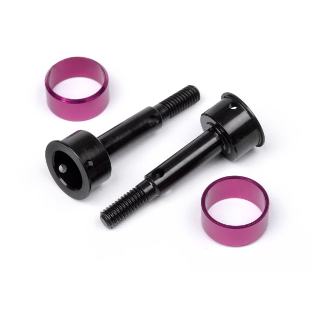 REAR UNIVERSAL AXLE 12.5x31mm (W/ RETAINERS/2pcs) Nitro RS4 HPI