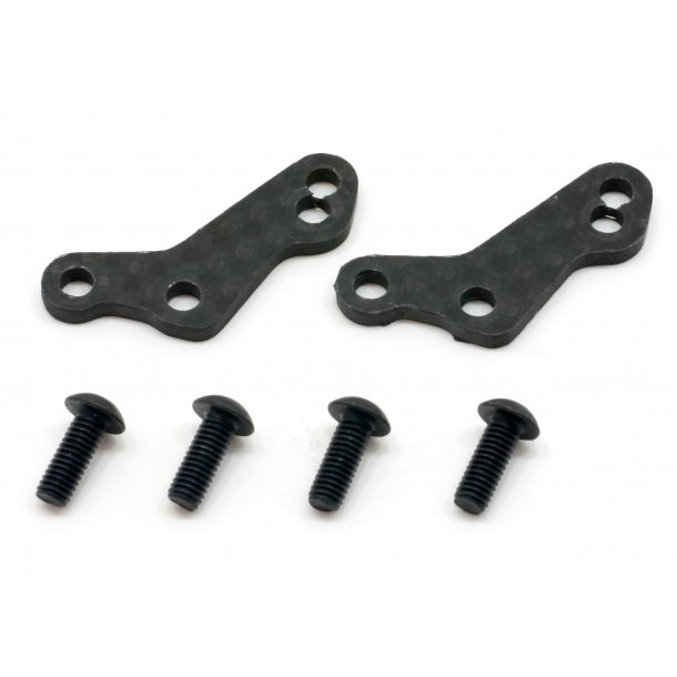 STEERING PLATE A (WOVEN GRAPHITE/2.0mm/2pcs) CUP RACER 1M/CO HPI