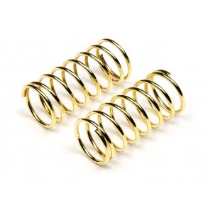 SHOCK SPRING 11x28x1.1mm 8 COILS (GOLD/2pcs) CUP RACER 1M/ 1 HPI