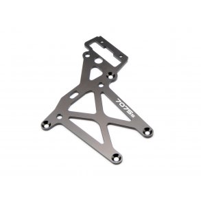 HD REAR UPPER PLATE (7075S/GUNMETAL) Baja 5B/Baja 5T/Strong HPI