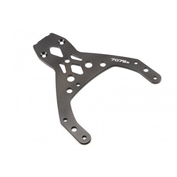 HD FRONT UPPER PLATE (7075S/GUNMETAL) Baja 5B/Baja 5T/Strong HPI