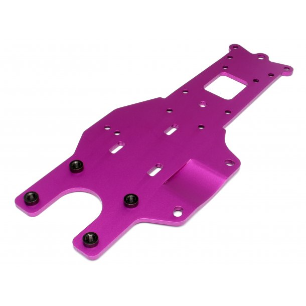 HPI 87416 REAR CHASSIS PLATE (PURPLE) BAJA 5B HPI
