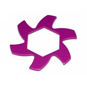 BRAKE DISK FIN PLATE (PURPLE) BAJA 5B HPI