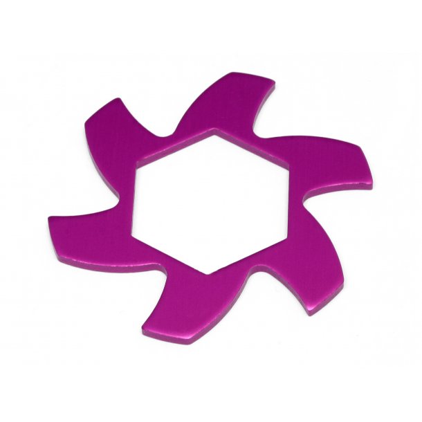 BRAKE DISK FIN PLATE (PURPLE) BAJA 5B HPI