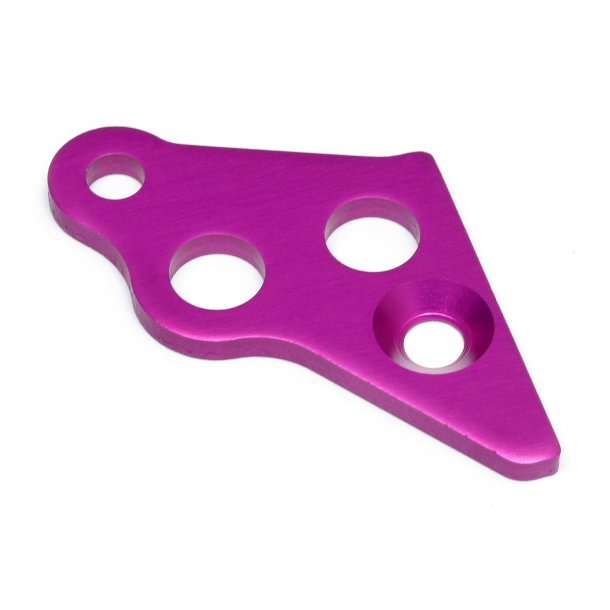 ENGINE MOUNT BRACE (LEFT/PURPLE) BAJA 5B HPI